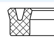 Manžeta 16 x 24 x 4 AU90