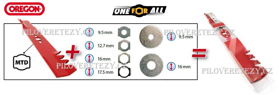 Univerzální nůž tvarovaný 45 cm