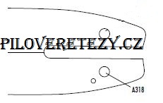 Pilová lišta Powersharp 16" A318