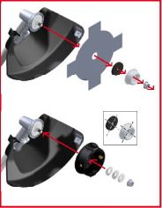Poloautomatická strunová hlava univ.m