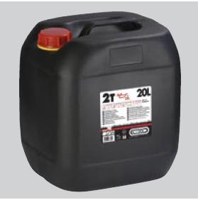 Polosyntetický olej Oregon 2T 20 litrů červ.